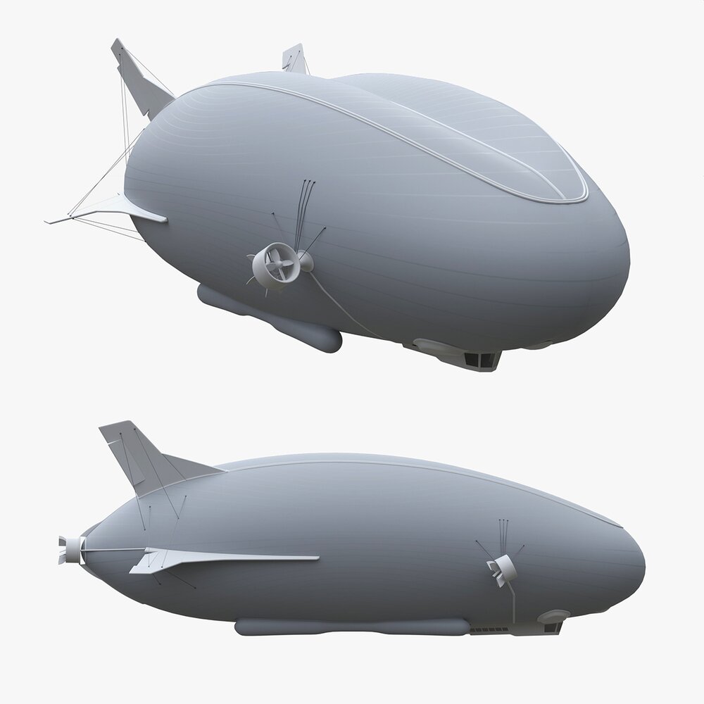 Hybrid Air Vehicle Airlander 3Dモデル