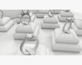 Jewelry Store Display Collection 3D 모델 