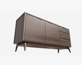 Large Sideboard Ercol Lugo 3D-Modell