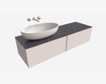 Laufen Ilbagnoalessi Bowl Washbasin With Overflow Modelo 3D