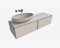 Laufen Ilbagnoalessi Bowl Washbasin With Overflow 3D 모델 