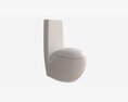Laufen Ilbagnoalessi Floorstanding WC Rimless 3D 모델 