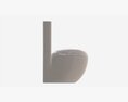 Laufen Ilbagnoalessi Floorstanding WC Rimless Modello 3D