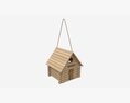 Log Cabin Birdhouse Modelo 3d