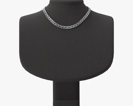 Mannequin Leather For Necklace Jewelry 3D model