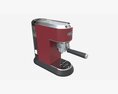 Manual Espresso Maker Delonghi EC685R Red Modelo 3d