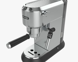 Manual Espresso Maker Delonghi EC685R Steel Modello 3D
