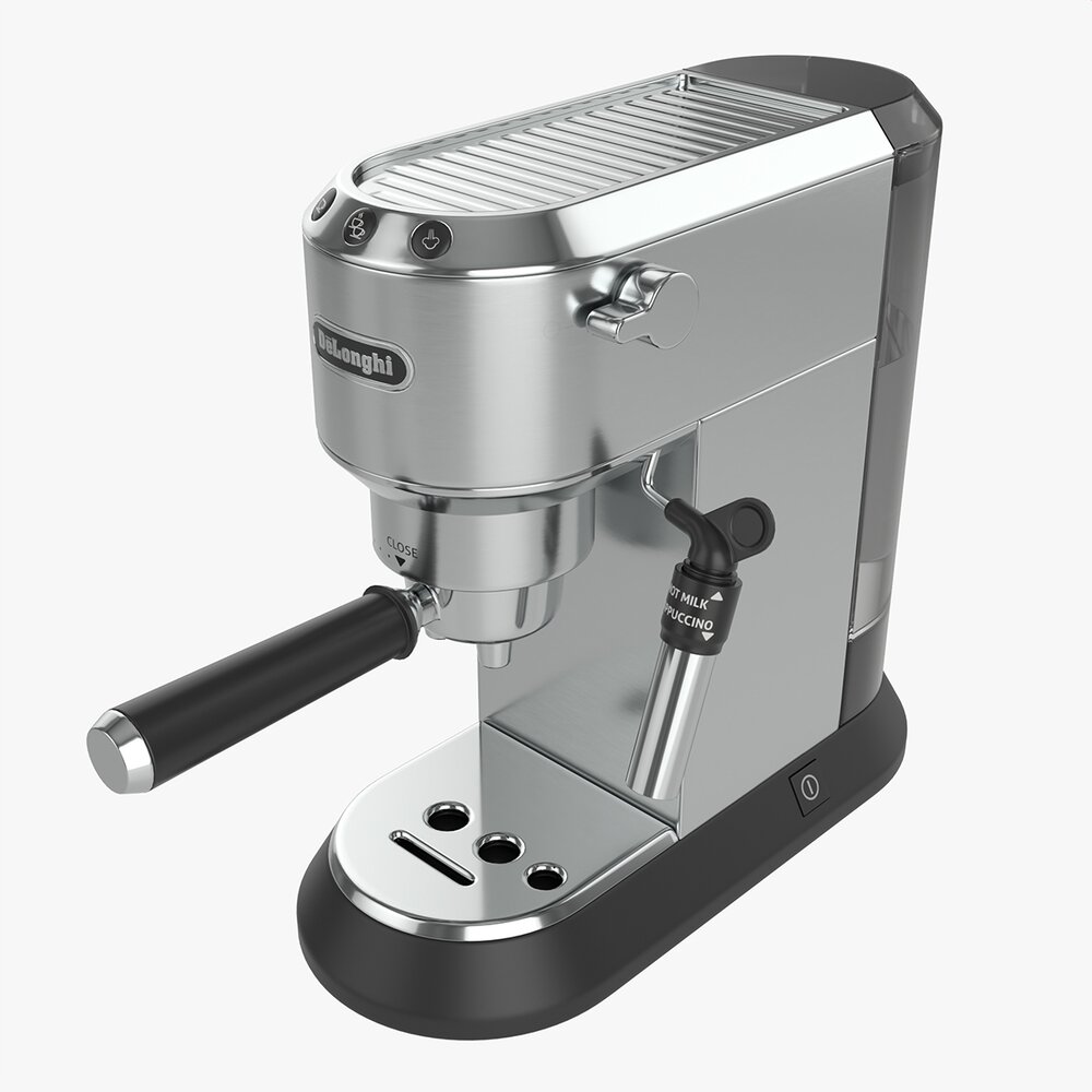 Manual Espresso Maker Delonghi EC685R Steel Modello 3D