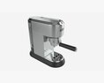 Manual Espresso Maker Delonghi EC685R Steel Modelo 3D