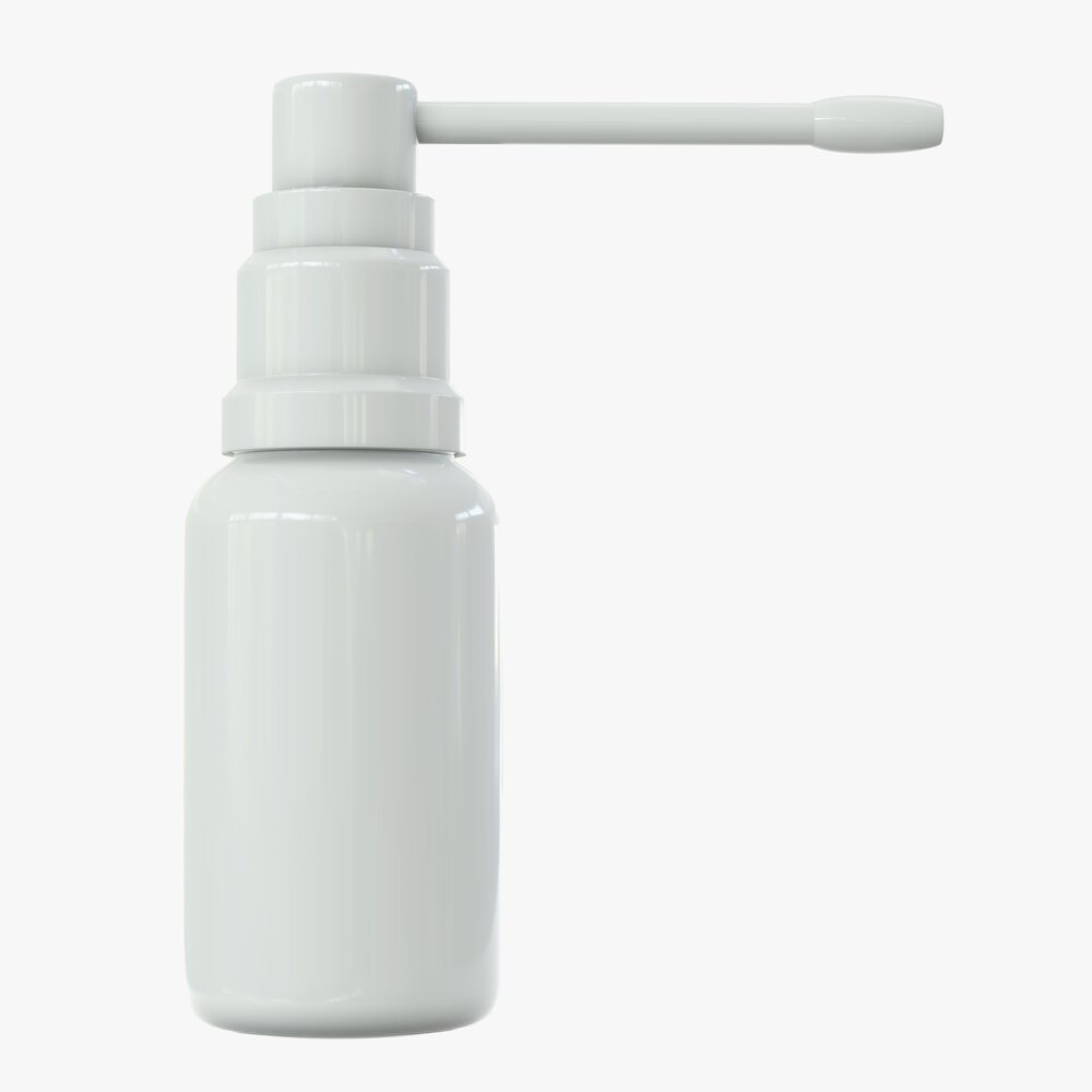 Medicine Spray Bottle 02 3D model