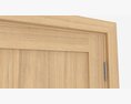Modern Wooden Interior Door With Furniture 003 3D模型