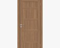 Modern Wooden Interior Door With Furniture 008 3D модель