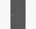 Modern Wooden Interior Door With Furniture 009 3Dモデル