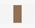 Modern Wooden Interior Door With Furniture 013 Modello 3D