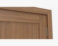 Modern Wooden Interior Door With Furniture 013 3d model