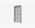 Modern Wooden Interior Door With Furniture 014 3Dモデル