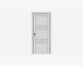 Modern Wooden Interior Door With Furniture 015 3Dモデル