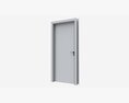 Modern Wooden Interior Door With Furniture 016 3Dモデル