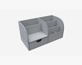 Multifunctional Leather Desk Organizer 3D 모델 