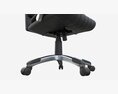 Office Chair With Armrests And Wheels 04 3D 모델 