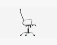 Office Chair With Armrests And Wheels 05 3D модель