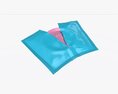 Opened Condom Package With Condom 3D модель