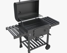 Outdoor Barbecue Charcoal Portable Grill 3Dモデル