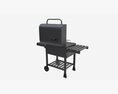 Outdoor Barbecue Charcoal Portable Grill 3d model