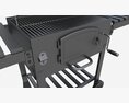 Outdoor Barbecue Charcoal Portable Grill 3d model