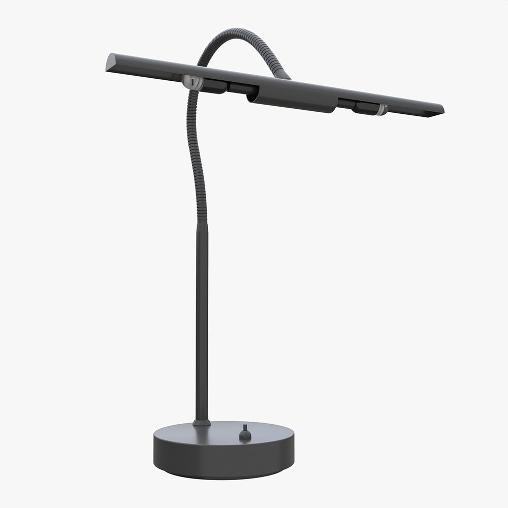 Piano Metal Table Lamp 3D-Modell
