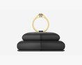 Ring Leather Display Holder Stand 01 3D-Modell