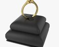 Ring Leather Display Holder Stand 02 3D 모델 