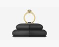 Ring Leather Display Holder Stand 02 Modèle 3d