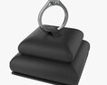 Ring Leather Display Holder Stand 03 Modello 3D