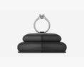 Ring Leather Display Holder Stand 03 3d model