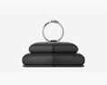 Ring Leather Display Holder Stand 04 3D-Modell