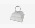Ring Leather Display Holder Stand 04 3d model