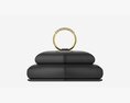 Ring Leather Display Holder Stand 07 3Dモデル