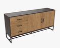Sideboard Amsterdam 03 3D-Modell