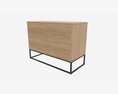 Sideboard Short With Drawers 3D模型