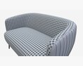 Sofa Accent 2-seater 3Dモデル