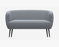 Sofa Accent 2-seater 3D-Modell