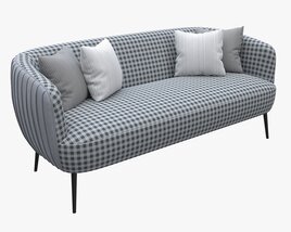 Sofa Accent 3-seater Modello 3D