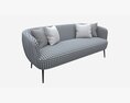 Sofa Accent 3-seater Modelo 3d