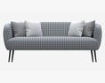 Sofa Accent 3-seater Modelo 3d