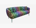 Sofa Accent 3-seater 3D-Modell
