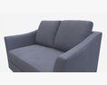 Sofa Caty 2-seater 3d model