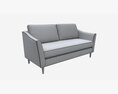 Sofa Caty 3-seater Modèle 3d