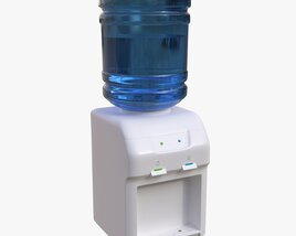 Top Load Small Table Water Dispenser 01 Modello 3D