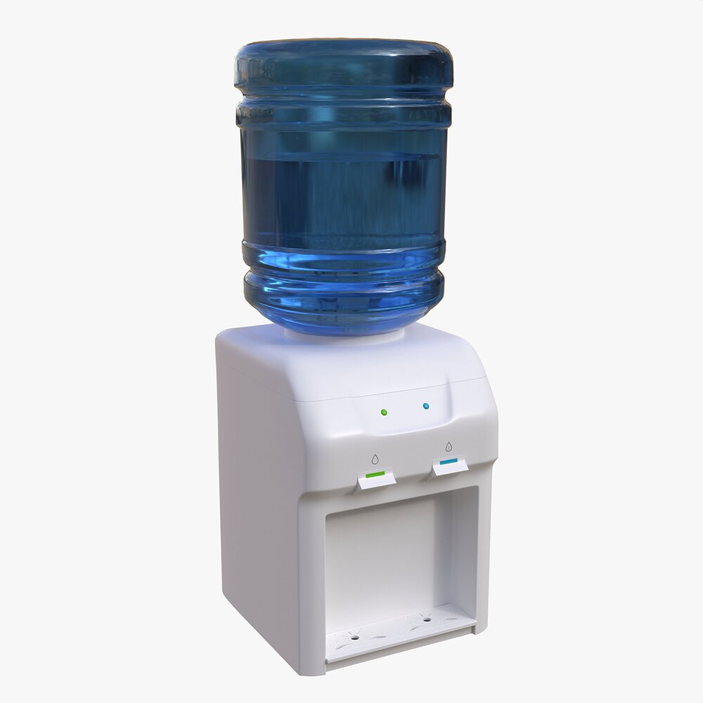 Top Load Small Table Water Dispenser 01 3D模型